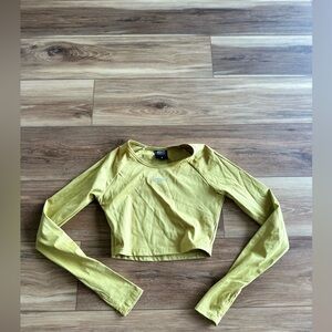 ECHT womens crop top long sleeve size small